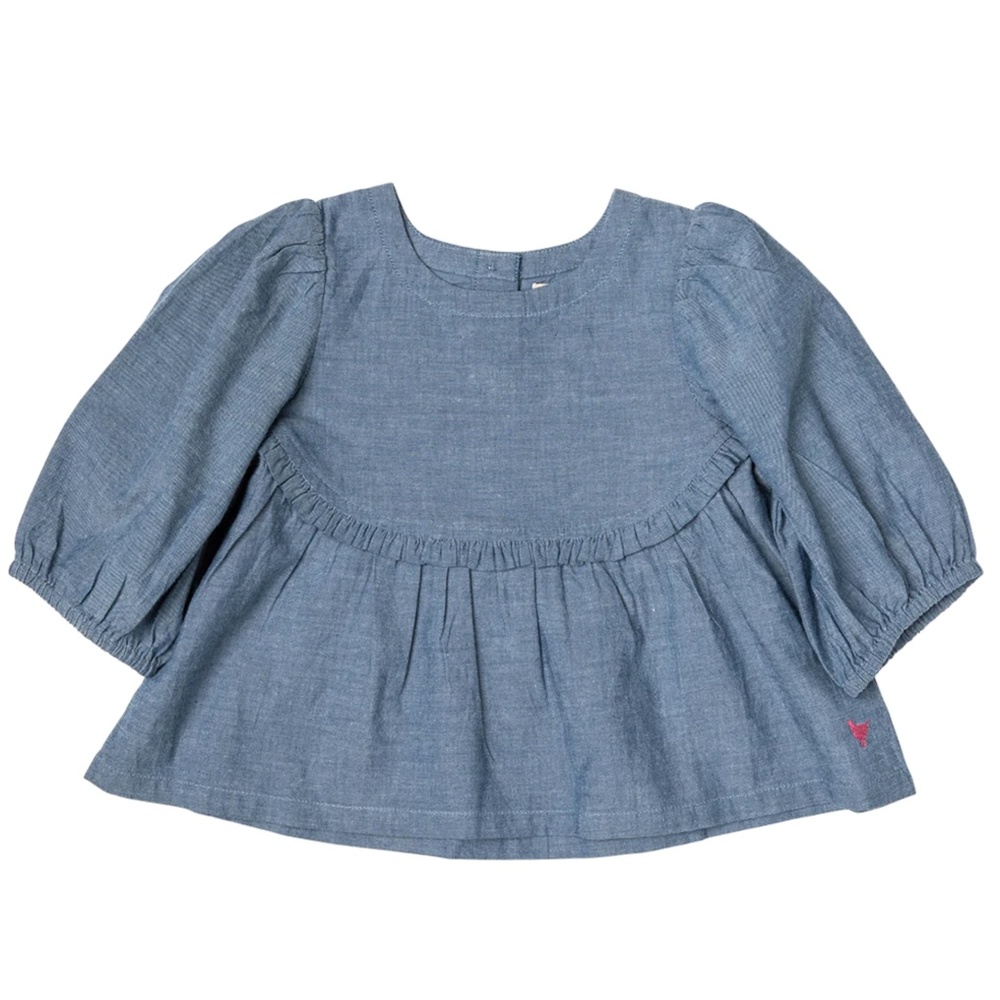 Girls Rowan Top - Chambray